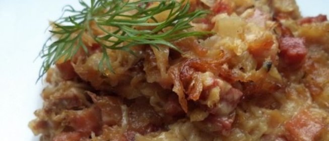 Солянка из квашенной капусты