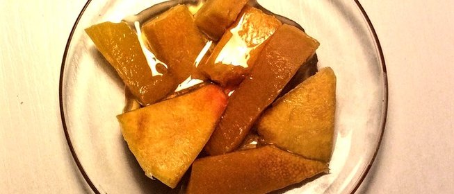Тыква вареная с медом