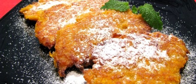 Яблочно-морковные оладьи