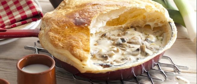 Грибная запеканка