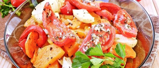 Овощное рагу с тыквой