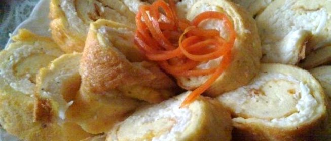 Рулет из омлета