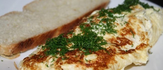 Французский сливочный омлет