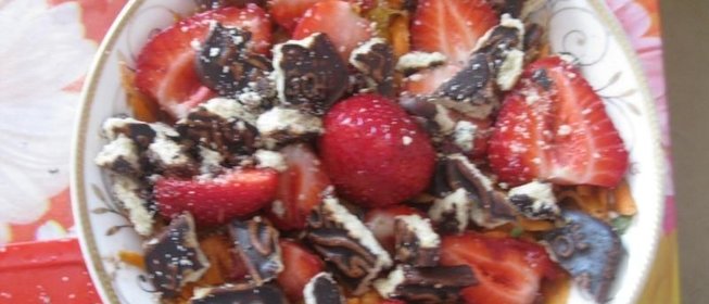 Салат с печеньем