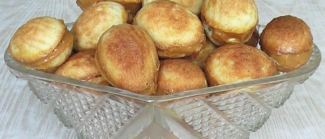 Домашнее печенье Орешки со сгущенкой