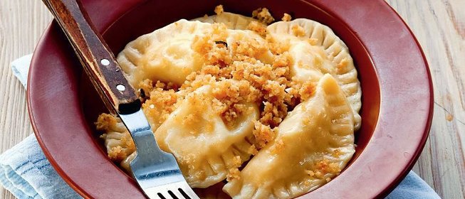 Вареники с капустой