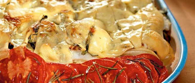 Запеканка под сырной корочкой