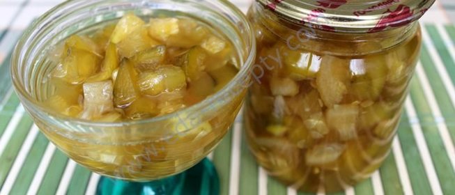 Варенье кабачковое с лимоном