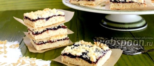 Кухен со сливовым повидлом