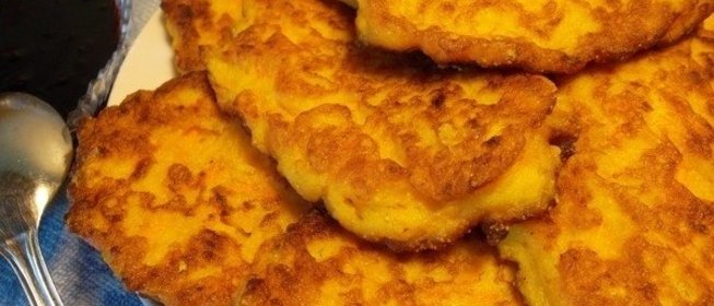 Оладьи из тыквы и моркови