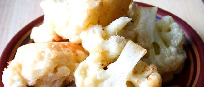 Цветная капуста в кляре