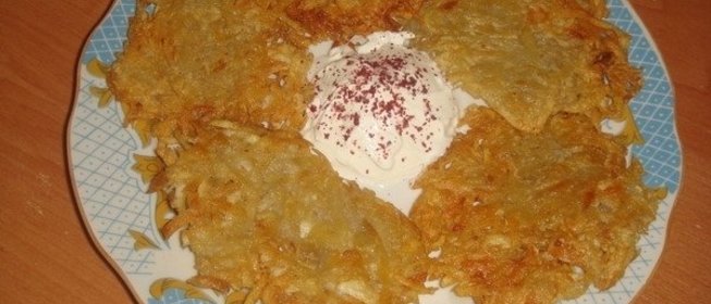 Хрустящие картофельные оладьи-драники