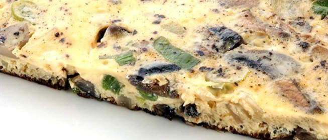 Омлет с грибами