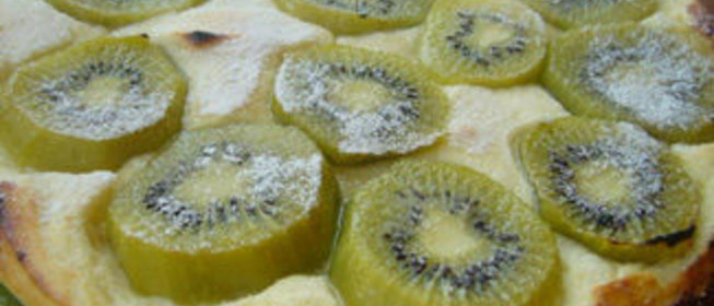 Творожная запеканка-суфле с киви