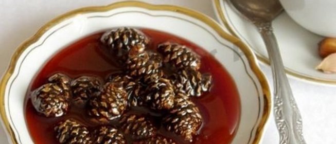 Варенье из шишек сосны