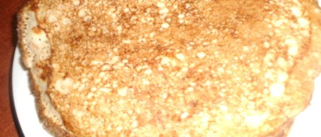 Манные блины со злаками