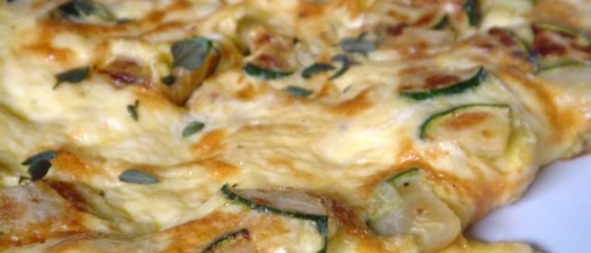 Омлет с кабачками
