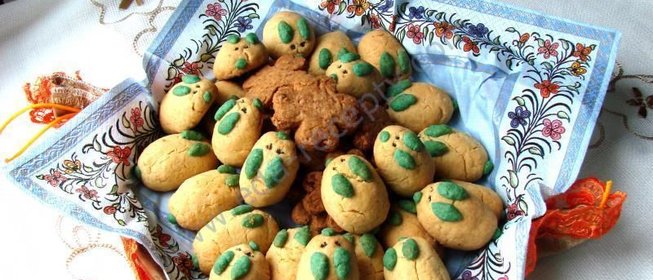 Печенье домашнее песочное Зайчата