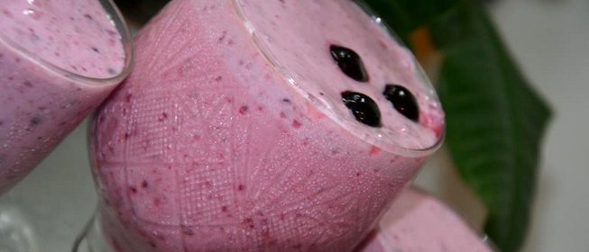 Витаминный молочный коктейль