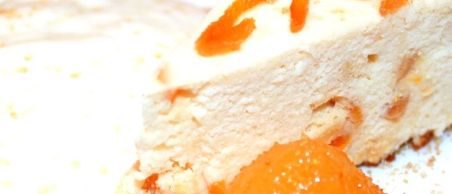 Творожная запеканка с курагой