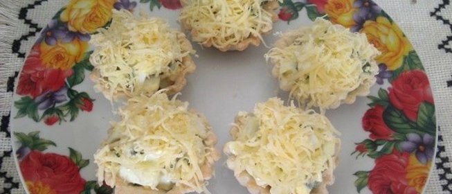 Тарталетки с языком