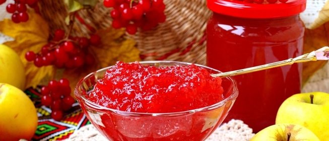Джем из яблок и калины