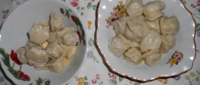 Пельмени с морским мясом