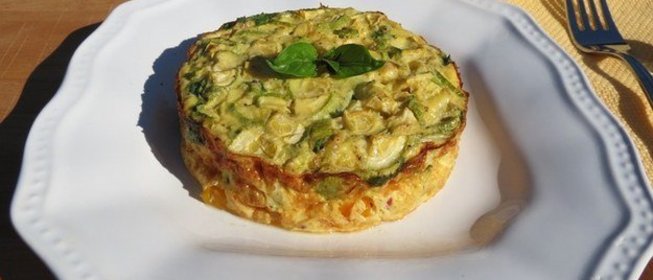 Омлет с овощами