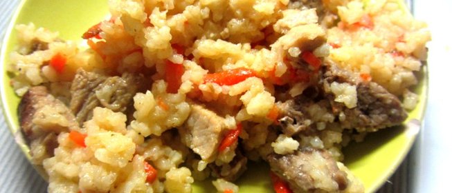 Плов со свининой по‑узбекски