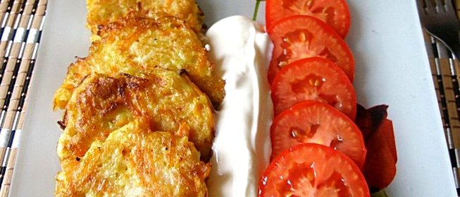 Оладьи из кабачков с морковью