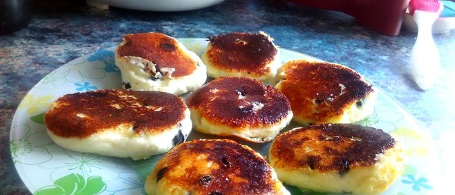 Сырники изюминка без яиц