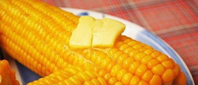 Вареная кукуруза в початках