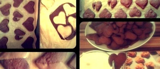 Шоколадное печенье в глазури