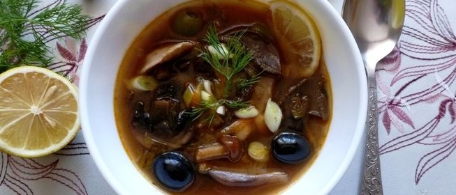 Сборная грибная солянка