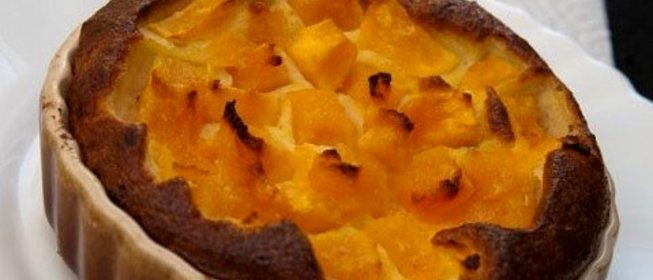 Творожная запеканка с дыней