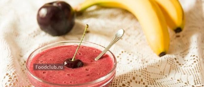 Смузи Дуэт банана и сливы