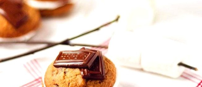 Печенье с шоколадом и маршмэллоу