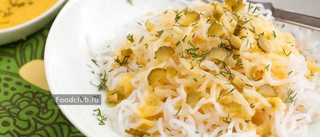 Обезжиренный сырный соус и ширатаки