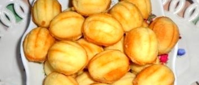 Печенье в формах с грушевым пюре