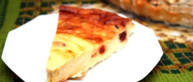 Творожная запеканка с черносливом