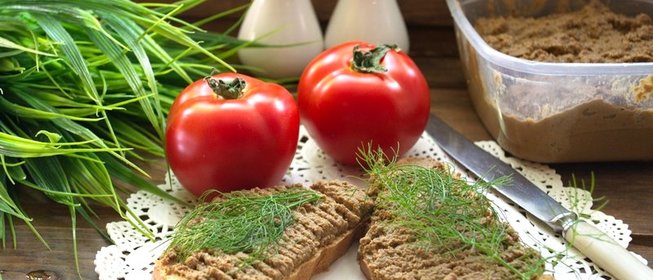Паштет из говяжьей печени