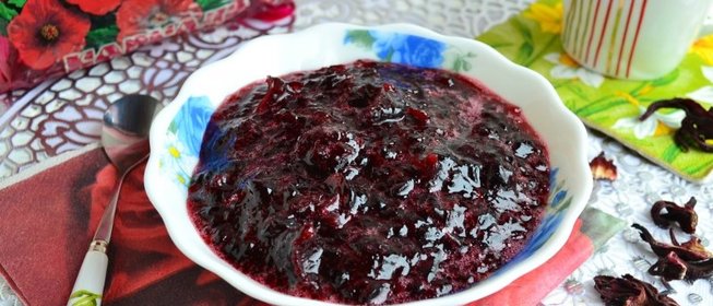 Быстрый джем из суданской розы (каркаде)