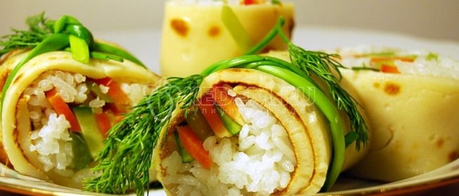 Блинные роллы