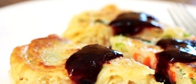 Корейские блины с луком