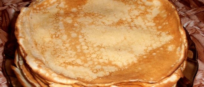 Блины на 1 литр молока