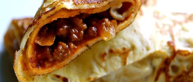 Блины с фаршем