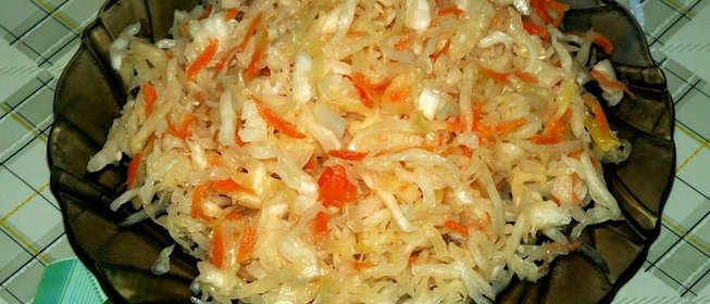 Квашеная капуста на 3-литровую банку