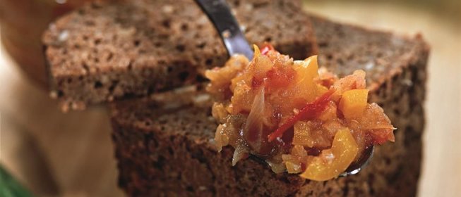 Баклажанная икра с яблоками