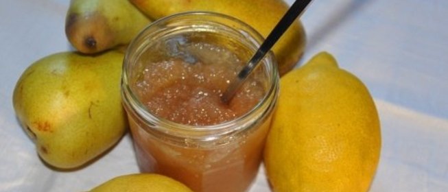 Варенье из груш с лимончиком