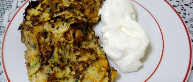 Блинчики из кабачков и моркови